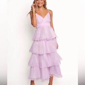 Petal & Pup Lilac Tiered Maxi Dress